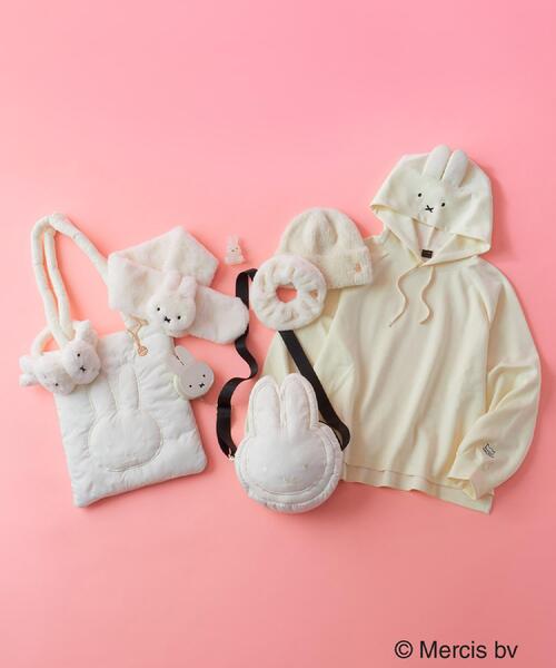 OPAQUE.CLIP（オペークドットクリップ）の「【コラボ】miffy ｘ OPAQUE.CLIP フェイス型軽量パフィーショルダーバッグ（ショルダーバッグ・レディース・オフホワイト/ブラック・00）」の18枚目の写真