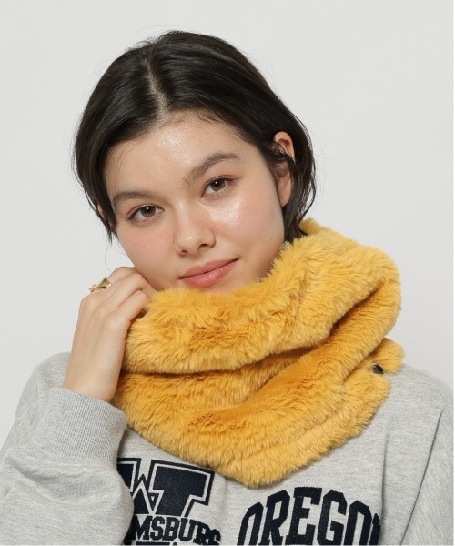 ツモリチサト 猫型フェイクファーネックウォーマー スヌード