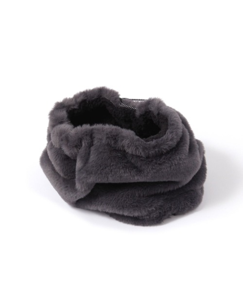 niko and...（ニコアンド）の「オリジナルフェイクファーネックウォーマー（ネックウォーマー/スヌード・レディース・チャコール/マスタード/モカ/ブルー/アイボリー/カーキ・0）」の11枚目の写真