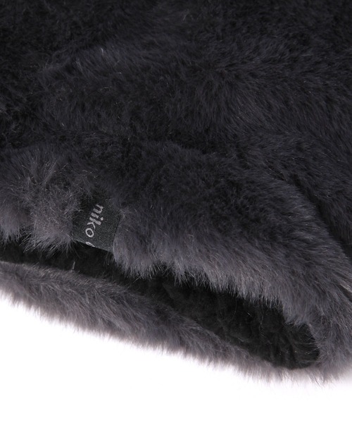 niko and...（ニコアンド）の「オリジナルフェイクファーネックウォーマー（ネックウォーマー/スヌード・レディース・チャコール/マスタード/モカ/ブルー/アイボリー/カーキ・0）」の13枚目の写真