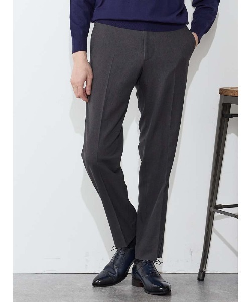Perfect Suit FActory(パーフェクトスーツファクトリー)の「【2点パック/Smart Pick!】ベーシックスラックス 裾上げ不要 Aセット(ブラック&Cグレー)/Bセット(ネイビー&Mグレー)(スラックス・メンズ・ブラック/ネイビー・S/M/L/LL)」の15枚目の写真
