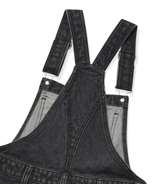 COVERNAT WOMAN（カバーナットウーマン）の「[COVERNAT x WRANGLER] ウィメンズレギュラーフィットオーバーオール ダークグレー（サロペット/オーバーオール・レディース・その他・MEDIUM）」の3枚目の写真