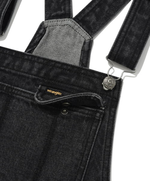 COVERNAT WOMAN（カバーナットウーマン）の「[COVERNAT x WRANGLER] ウィメンズレギュラーフィットオーバーオール ダークグレー（サロペット/オーバーオール・レディース・その他・MEDIUM）」の4枚目の写真