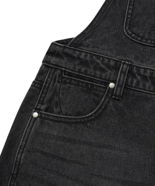 COVERNAT WOMAN（カバーナットウーマン）の「[COVERNAT x WRANGLER] ウィメンズレギュラーフィットオーバーオール ダークグレー（サロペット/オーバーオール・レディース・その他・MEDIUM）」の5枚目の写真
