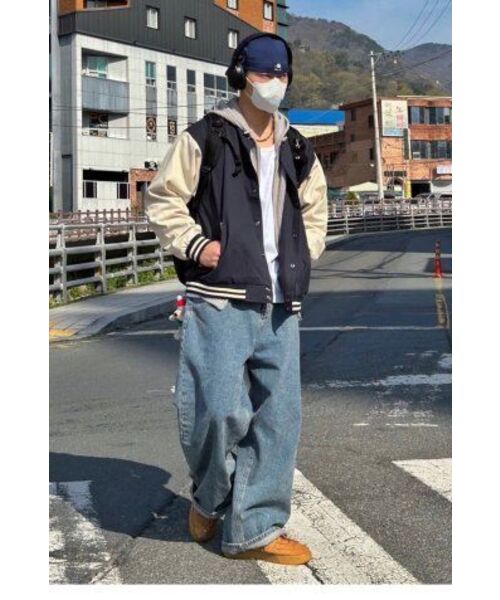 VETEZE(ベテゼ)の「ヴィンテージムードベースボールジャケット(ネイビー)(スタジャン・レディース・その他・LARGE/MEDIUM)」の11枚目の写真