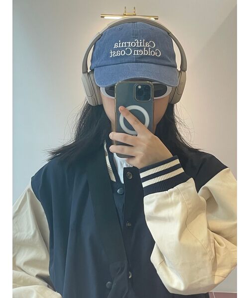 VETEZE(ベテゼ)の「ヴィンテージムードベースボールジャケット(ネイビー)(スタジャン・レディース・その他・LARGE/MEDIUM)」の14枚目の写真
