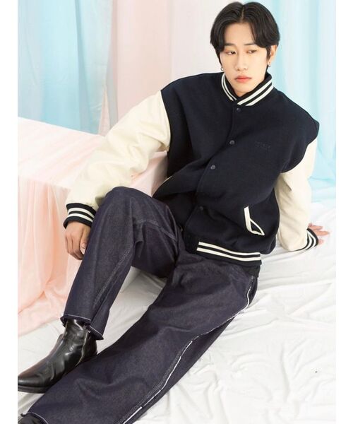 VETEZE(ベテゼ)の「ヴィンテージムードベースボールジャケット(ネイビー)(スタジャン・レディース・その他・LARGE/MEDIUM)」の15枚目の写真