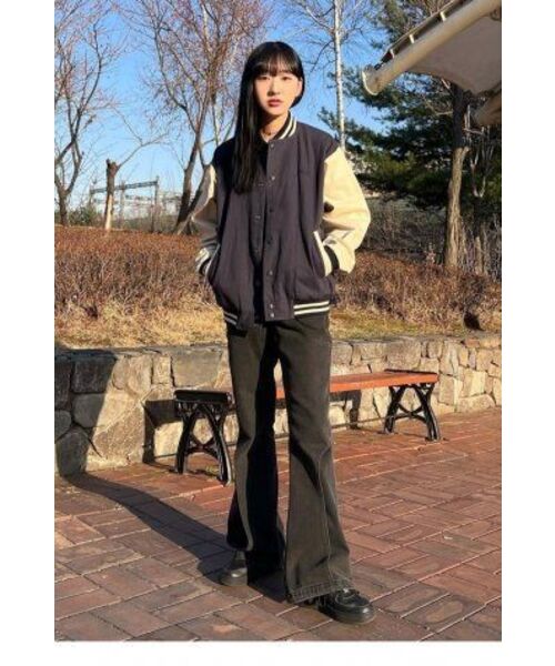 VETEZE(ベテゼ)の「ヴィンテージムードベースボールジャケット(ネイビー)(スタジャン・レディース・その他・LARGE/MEDIUM)」の10枚目の写真
