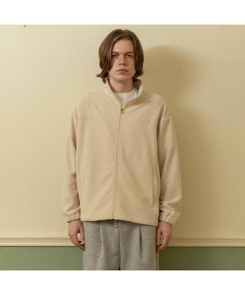 SELITIO(セレティオ)の「男性 ハーフネック フリース ジップアップジャケット ベージュ(その他アウター・メンズ・ベージュ・MEDIUM/LARGE/X-LARGE)」の1枚目の写真