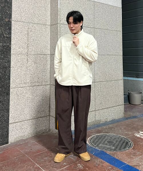 SELITIO(セレティオ)の「男性 ハーフネック フリース ジップアップジャケット ベージュ(その他アウター・メンズ・ベージュ・MEDIUM/LARGE/X-LARGE)」の8枚目の写真