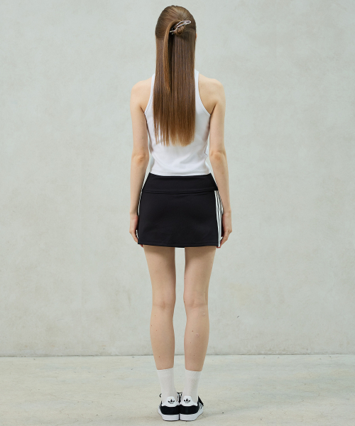 ARI(アリ)の「BONNY JERSEY SKIRT PANTS / BLACK(スカート・レディース・ブラック・FREE)」の4枚目の写真