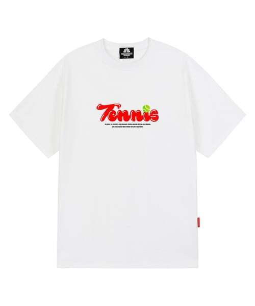 TRIPSHION(トリップション)の「TENNIS LOGO Tシャツ - ホワイト(Tシャツ/カットソー・メンズ・その他・LARGE/MEDIUM/X-LARGE)」の1枚目の写真