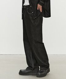 DECET（デケト）の「Mid Rise Wide Jeans DCPT027CPBlack（デニムパンツ）」