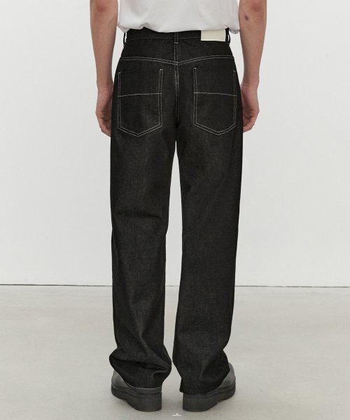 DECET(デケト)の「Mid Rise Wide Jeans DCPT027CPBlack(デニムパンツ・レディース・その他・34/32/30/26/28)」の10枚目の写真