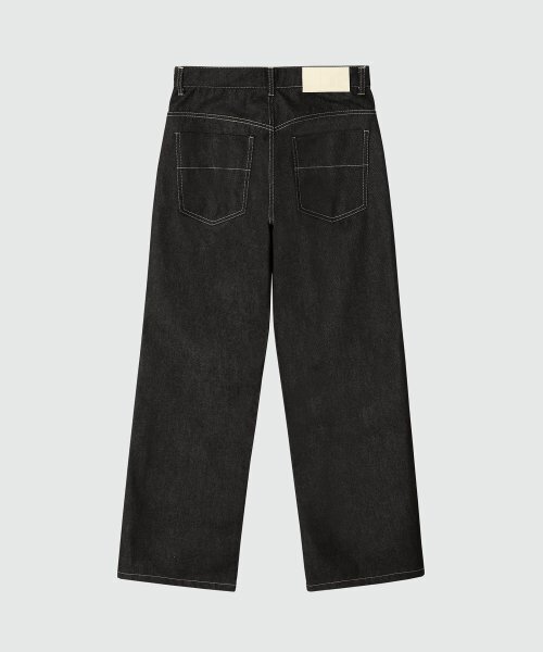 DECET(デケト)の「Mid Rise Wide Jeans DCPT027CPBlack(デニムパンツ・レディース・その他・34/32/30/26/28)」の12枚目の写真