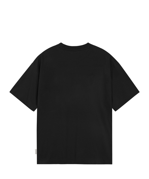 GAINSBORO（ゲインズボロ）の「[クールコットン] オリジナルスターロゴTシャツ_ブラック/シルバー（Tシャツ/カットソー・レディース・その他・X-SMALL/LARGE/MEDIUM）」の2枚目の写真
