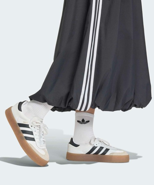 adidas（アディダス）の「バルーン ロング スカート / アディダスオリジナルス adidas Originals（スカート・レディース・ホワイト/ブラック・X-LARGE/LARGE/XX-LARGE/SMALL/MEDIUM）」の9枚目の写真