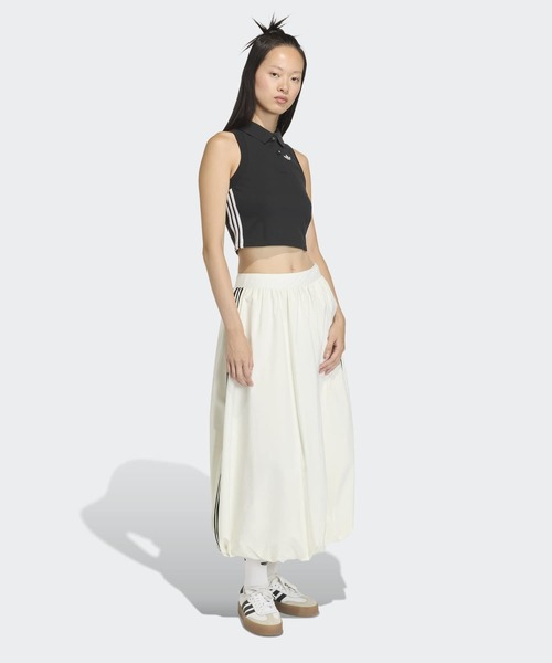 adidas（アディダス）の「バルーン ロング スカート / アディダスオリジナルス adidas Originals（スカート・レディース・ホワイト/ブラック・X-LARGE/LARGE/XX-LARGE/SMALL/MEDIUM）」の6枚目の写真