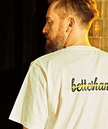 BETTERTHAN88（ベターザン88）の「アイルロイヤルオーバーサイズウォッシング16番半袖Tシャツモノホワイト（Tシャツ/カットソー）」