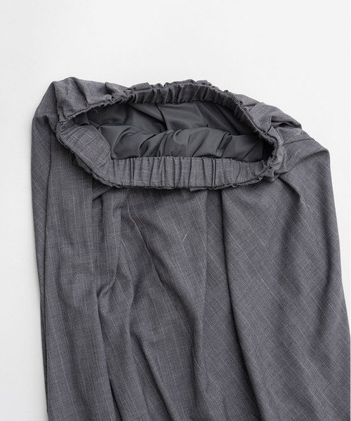 PRANK PROJECT（プランクプロジェクト）の「【2026Spring Pre-Order】ツイストミディスカート / Twist Midi Skirt（スカート・レディース・グレー/アイボリー・36/38）」の16枚目の写真