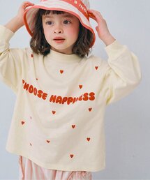 p.premier | ハートデザイン長袖Tシャツ_ジュニア対応(Tシャツ/カットソー)