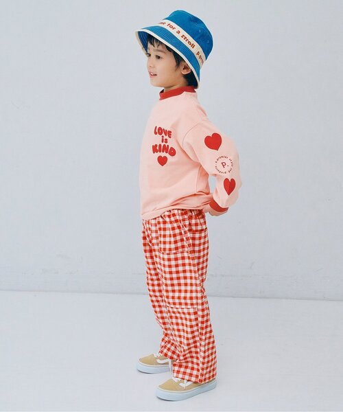 p.premier（ピードットプルミエ）の「ハートデザイン長袖Tシャツ_ジュニア対応（Tシャツ/カットソー・キッズ・ピンク/レッド/その他11/オフホワイト・80/90/100/110/120/130/140）」の8枚目の写真