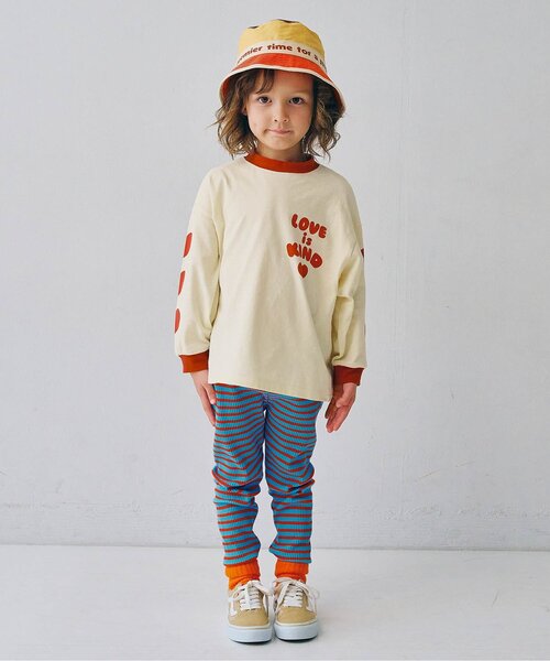 p.premier（ピードットプルミエ）の「ハートデザイン長袖Tシャツ_ジュニア対応（Tシャツ/カットソー・キッズ・ピンク/レッド/その他11/オフホワイト・80/90/100/110/120/130/140）」の16枚目の写真