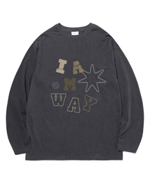 I-am ピグメント ロングスリーブ Tシャツ