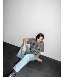THRIFTY LOOK スリフティルック / PIGMENT"THE STONE ROSES"TEE ピグメント加工