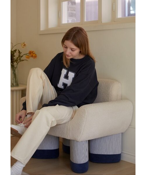 JUNECI(ジュネシ)の「Hイニシャルスウェットシャツ(スウェット・レディース・その他・LARGE/MEDIUM/SMALL)」の7枚目の写真