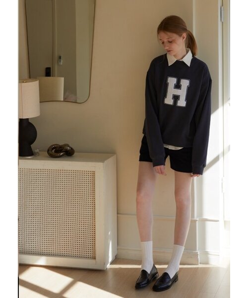 JUNECI(ジュネシ)の「Hイニシャルスウェットシャツ(スウェット・レディース・その他・LARGE/MEDIUM/SMALL)」の8枚目の写真