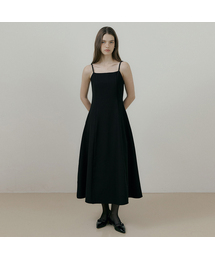 RIE FLARE SLEEVELESS OPS BLACK