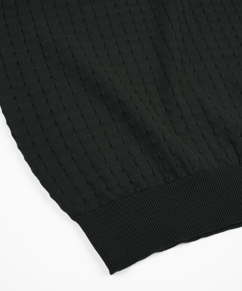 BIRBANTE(ビルバンテ)の「サマーウォッシャブルヘンリーネックニット - カーキ(ニット/セーター・メンズ・カーキ・SMALL/MEDIUM/LARGE/X-LARGE)」の6枚目の写真