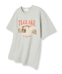 ウォータービルディング オーバーサイズ 半袖Tシャツ オートミール