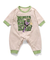 Ampersand | 【リンク】バラエティ天竺カバーオール(ロンパース)