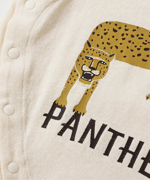 Ampersand（アンパサンド）の「【リンク】バラエティ天竺カバーオール（ロンパース・キッズ・ベージュ/イエロー/ラベンダー/キナリ/サックスブルー・80/70/60）」の12枚目の写真