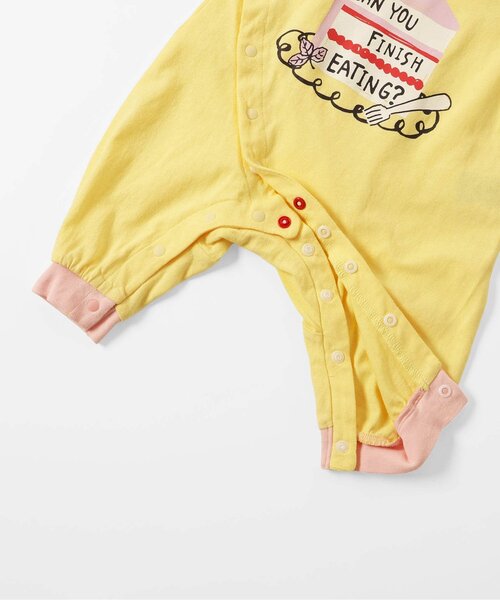 Ampersand（アンパサンド）の「【リンク】バラエティ天竺カバーオール（ロンパース・キッズ・ベージュ/イエロー/ラベンダー/キナリ/サックスブルー・80/70/60）」の11枚目の写真