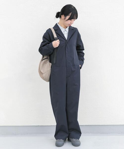 EKAL（エカル）の「SOLOTEX ジャンプスーツ（サロペット/オーバーオール・レディース・ネイビー/ブラック・ONE）」の11枚目の写真