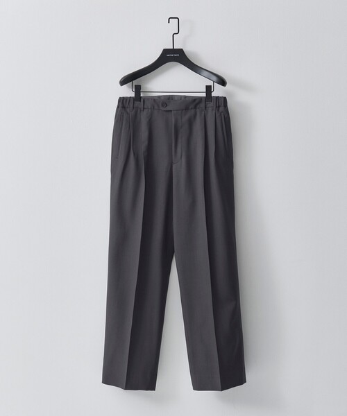 UNITED TOKYO(ユナイテッドトウキョウ)の「【数量限定】×EX Super120s ZEROTORIA WIDE PANTS(スラックス・メンズ・ブラック/ダークグレー/グレー系その他・1/2)」の2枚目の写真