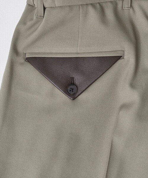 UNITED TOKYO(ユナイテッドトウキョウ)の「【数量限定】×EX Super120s ZEROTORIA WIDE PANTS(スラックス・メンズ・ブラック/ダークグレー/グレー系その他・1/2)」の7枚目の写真