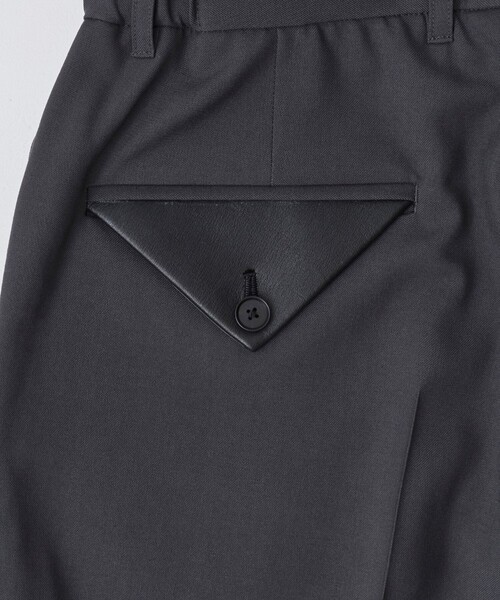 UNITED TOKYO(ユナイテッドトウキョウ)の「【数量限定】×EX Super120s ZEROTORIA WIDE PANTS(スラックス・メンズ・ブラック/ダークグレー/グレー系その他・1/2)」の8枚目の写真