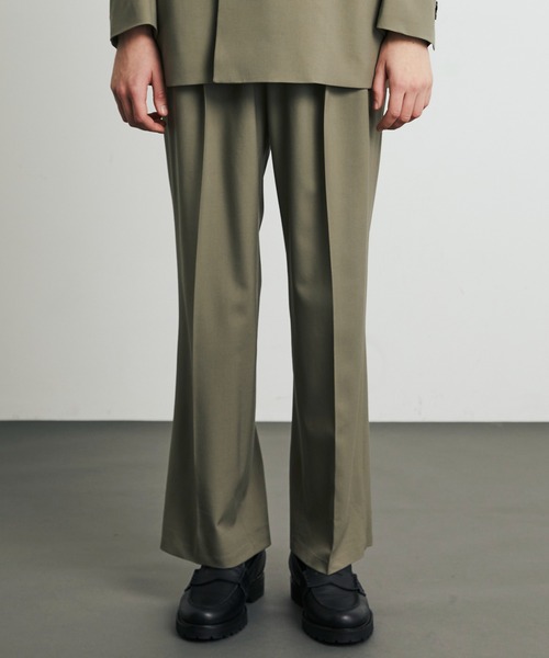 UNITEDARROWS新品パンツスーツ 数量限定】×EX Super120s ZEROTORIA WIDE PANTS（スラックス）｜UNITED