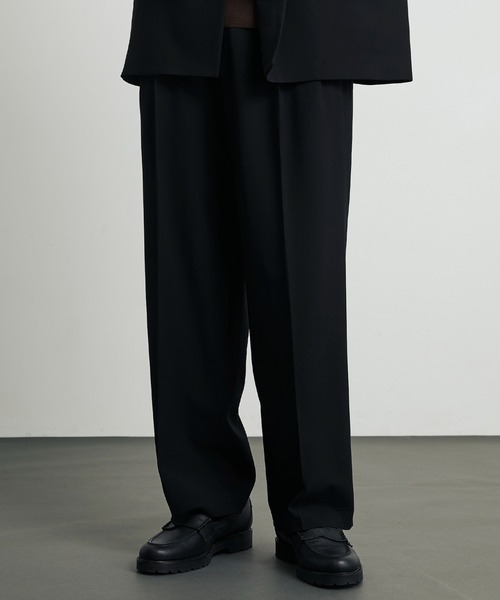 数量限定】×EX Super120s ZEROTORIA WIDE PANTS（スラックス）｜UNITED