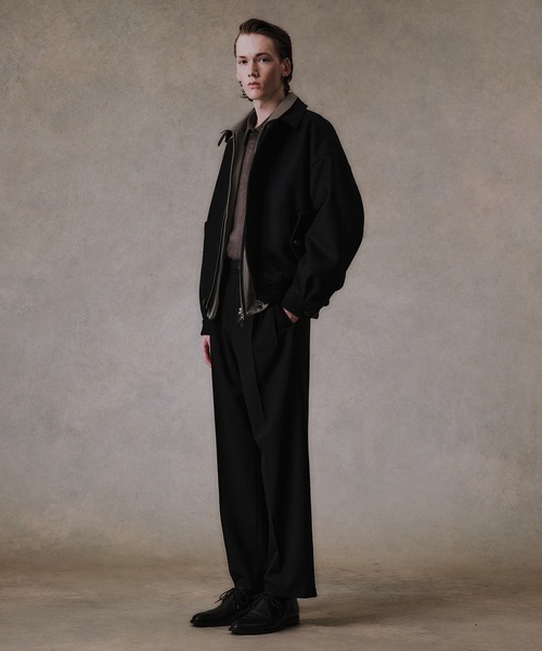 UNITED TOKYO(ユナイテッドトウキョウ)の「【数量限定】×EX Super120s ZEROTORIA WIDE PANTS(スラックス・メンズ・ブラック/ダークグレー/グレー系その他・1/2)」の15枚目の写真