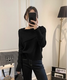 I.O.E（アイオイ）の「オフショルダー ニット プルオーバー（ニット/セーター）」