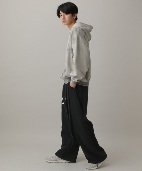 LAND MUSEUM（ランドミュージアム）の「LAND MUSEUM／バレルレタースウェットパンツ（スウェットパンツ・メンズ・ブラック/グレー・MEDIUM/LARGE）」の22枚目の写真