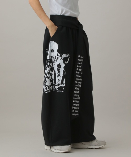 LAND MUSEUM（ランドミュージアム）の「LAND MUSEUM／バレルレタースウェットパンツ（スウェットパンツ・メンズ・ブラック/グレー・MEDIUM/LARGE）」の18枚目の写真