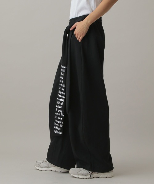 LAND MUSEUM（ランドミュージアム）の「LAND MUSEUM／バレルレタースウェットパンツ（スウェットパンツ・メンズ・ブラック/グレー・MEDIUM/LARGE）」の20枚目の写真