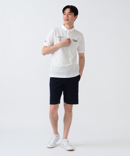 BEAMS GOLF（ビームスゴルフ）の「PURPLE LABEL / ケーブル編み ニット ショートパンツ（その他パンツ・メンズ・ネイビー/ホワイト・L/XL/M/S）」の20枚目の写真