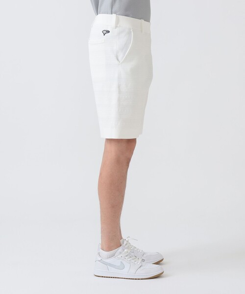 BEAMS GOLF（ビームスゴルフ）の「PURPLE LABEL / ケーブル編み ニット ショートパンツ（その他パンツ・メンズ・ネイビー/ホワイト・L/XL/M/S）」の4枚目の写真